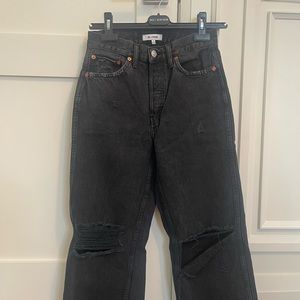 Re/Done black jeans size 25